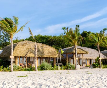 Beach front hotel